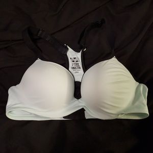 Pink push up sports bra